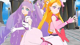 【mmdプリキュア】キュアバタフライ＆キュアマジェスティで東京サマーセッション