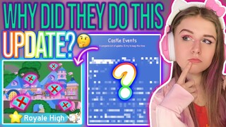 WHY DID ROYALE HIGH EVEN DO THIS UPDATE…? ROBLOX Royale High Tea Spill