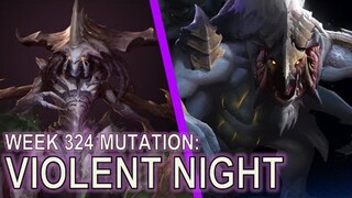 Spreading creep like a 1v1 player | Starcraft II: Violent Night (ft. Dehakaburger)