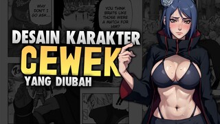 Desain Cewe Karakter Naruto Yang Di Ubah