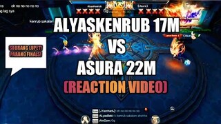 ALYASKENRUM 17M VS ASURA 22M REACTION VIDEO MAJESTY SEMI-FINALS MU ORIGIN 2