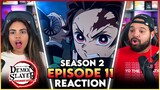 TANJIRO vs UPPER SIX - Demon Slayer Season 2 Episode 11 Reaction