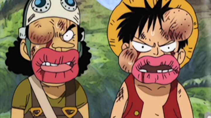 Zoro Luffy dan Usopp jadi tarzan