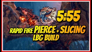 RAPID FIRE PIERCE 2 + SLICING LBG BUILD | MONSTER HUNTER RISE: LBG - NO WYVERN RIDING