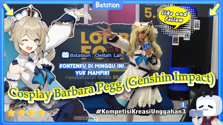 Cosplay Barbara Pegg (Genshin Impact)