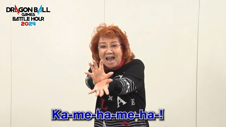 2024 Dragon Ball Goku voice actor "Masako Nozawa" performs KaMeHaMeHaaaa live - Dragon Ball GBH2024