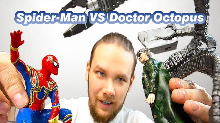 Funny|Spider Man VS Doctor Octopus 3D Figure