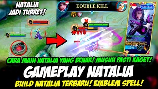 ITEM NATALIA TERBARU❗EMBLEM & BUILD NATALIA TERSAKIT 2023❗TUTORIAL & GAMEPLAY NATALIA TOP 1 GLOBAL