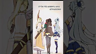 Konosuba ending #short #konosuba #jedagjeduganime #fyp #shorts #kazuma #megumi #aqua #darkness