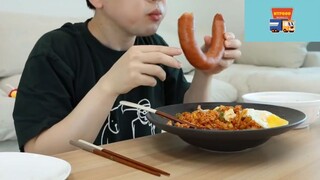 Mukbang cơm trộn Hàn Quốc phần 2 #anngon