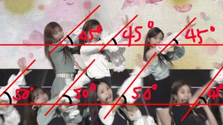 真就量角器女团？舞蹈整齐率第一现役女团，抬手角度相差无几？IZ*ONE-VIOLETA舞台一键换装