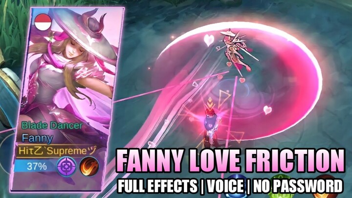 Script Skin Fanny Custom Love Friction Full Effects | No Password - Mobile Legends