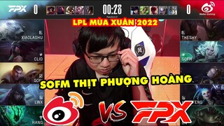 [LPL 2022] Highlight WBG vs FPX Full: SofM mần thịt phượng hoàng | Weibo Gaming vs FunPlus Phoenix