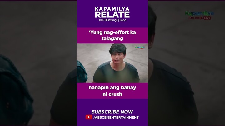 ‘Yung nag-effort ka talagang hanapin ang bahay ni crush | Kapamilya Shorts