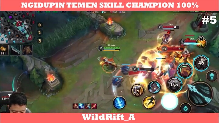 NGIDUPIN TEMEN SKILL CHAMPION 100% AMPUH !