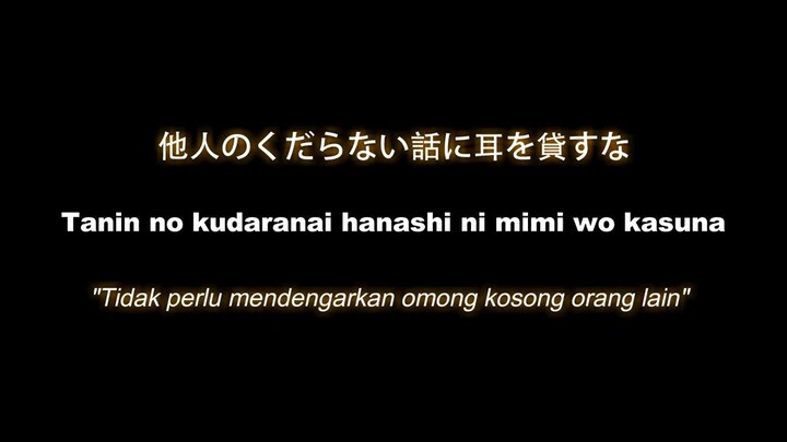 kita hidup untuk diri kita sendirii  !!!