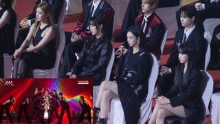 aespa观看ITZY《In the morning》舞台Reaction 4K饭拍
