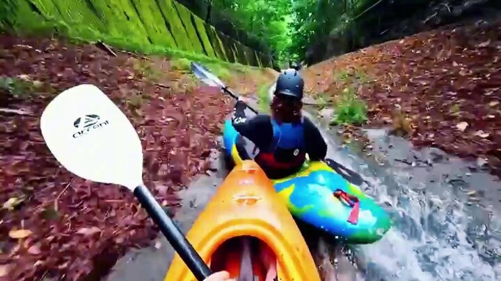 Kesenangan arung jeram seperti itu