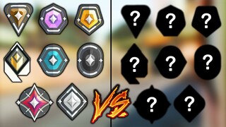 Valorant: 1 of Each Rank face off in DEATHMATCH! // FFA Mystery Rank!