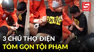 Xôn xao clip "3 chú thợ điện" tóm gọn tội phạm trong "một nốt nhạc"