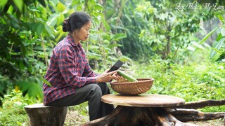 Hái dưa chuột, bữa tối tại bàn mới (Harvest Cucumbers And Have Meal On The New Table) Ẩm Thực Mẹ Làm