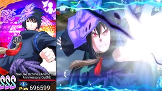 NxB NV: Sasuke 20th Anniversary Outfit Showcase Solo Attack Mission Gameplay