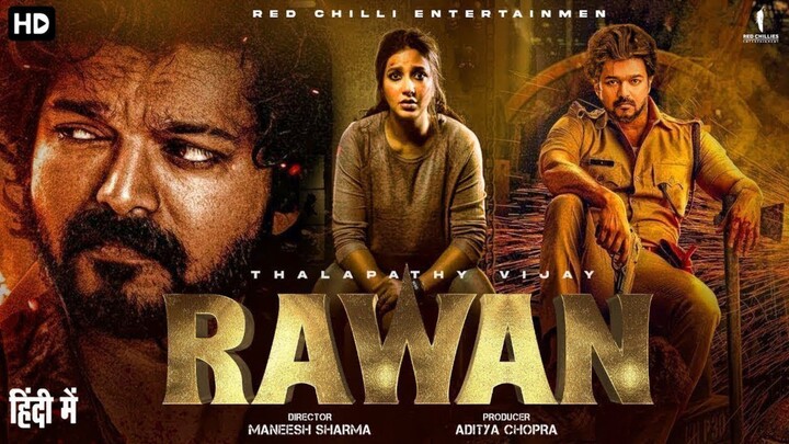 RAWAN 2025 - Vijay Thalapathy New Released Movie | South Indian Hindi Full Action Movie |