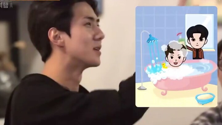 【EXO】Finally Found: The Behind-the-Scenes Footage of Xiumin and Suho Taking a Shower While Climbing 