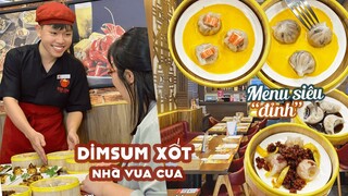 Đổi bữa đầy thú vị với DIMSUM XỐT bao ngon của nhà Vua Cua | Địa điểm ăn uống