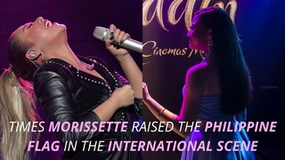 TIMES MORISSETTE AMON RAISED THE PHILIPPINE FLAG IN THE INTERNATIONAL SCENE