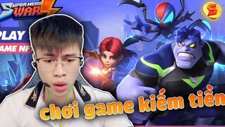 Chơi game kiếm tiền Superherowar