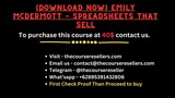 [Download Now] Emily McDermott – Spreadsheets That Sell