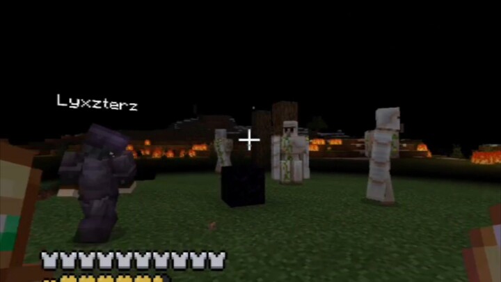my friend=summon iron golem