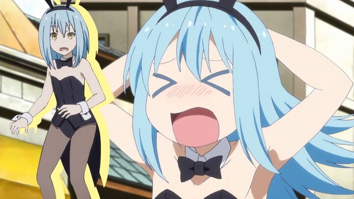 Rimuru, you really didn't wear this bunny girl costume yourself?