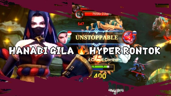 HANABI DAMAGE DI LUAR NALAR