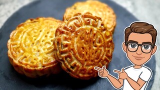 Mooncake First Attempt | Mooncake Recipe | Baked Mooncake Recipe | 烤月饼食谱