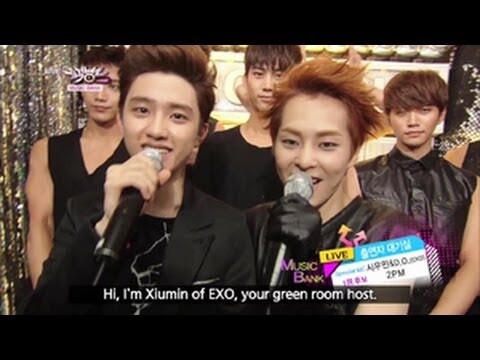 Hot Backstage! with 2PM & EXO (2013.06.22) [Music Bank w/ Eng Lyrics]