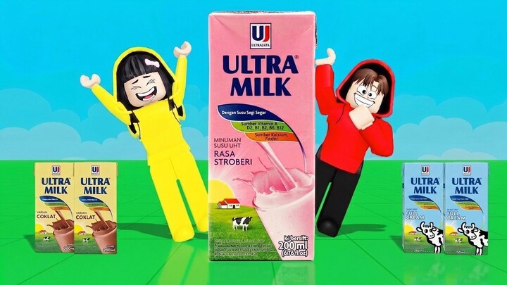 Yuta, Mio Dan Baby Celine Naik Ke Menara Susu Kotak Ultra Jaya
