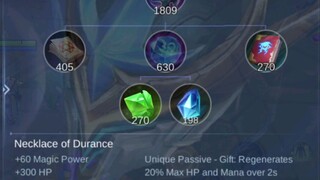 ⚠️ #CretSy : ML New Update! "Necklace of Durance" New Effect: 20% HP&Mana Regen After Leveling Up