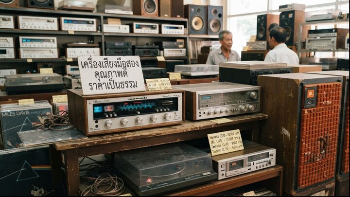 มีเครื่องเสียงเก่า มาซื้อกับเราได้