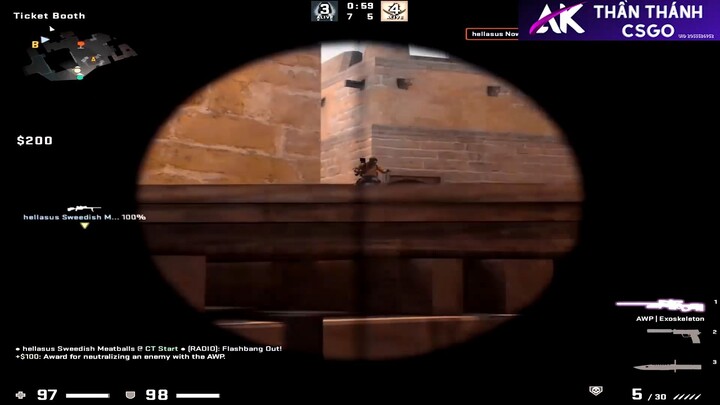 AK Thần Thánh CSGO - Tay súng siêu cừ _ Dragons⚡️(CSGO) #Gaming #Schooltime