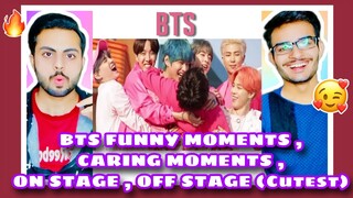 Pakistani Reaction On BTS Real Life Moments | Caring ' Romantic ' Off & On Stage Moments | Part 9