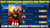 EVENT KEMERDEKAAN INDONESIA DARI MOONTON!!! DAPET SKIN ELITE GRANGER PERMANEN GRATIS