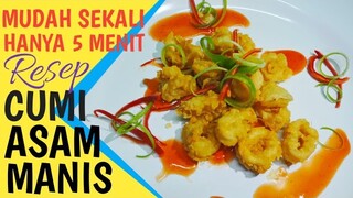 RESEP CUMI ASAM MANIS - MUDAH SEKALI HANYA 5 MENIT JADI.