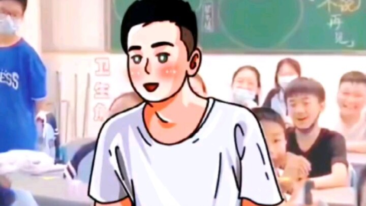 ขณะที่คนอื่นๆ กำลังหัวเราะกัน ลูกชายของเขากลับพูดอย่างจริงจัง ช่างน่าอิจฉาจริงๆ ที่มีลูกชายแบบนี้!