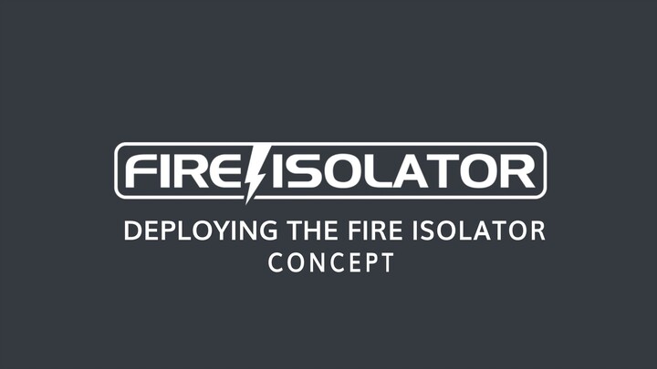 How to fight electric vehicle (EV) fires using the Fire⚡Isolator Concept - animated video
