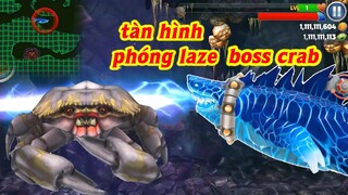 HUNGRY SHARK EVOLUTION - GIANT CRAB BOSS CHÚ CUA KHỔNG LỒ ĂN CÁ MẬP GODZILLA