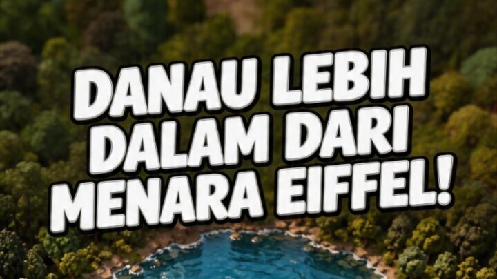 Danau Lebih Dalam Dari Pada Menara Eiffel!?