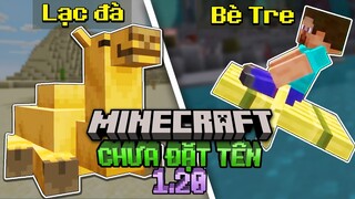 Minecraft 1.20: Lạc Đà, Bè, Bảng Treo & Nhân Vật Mới!