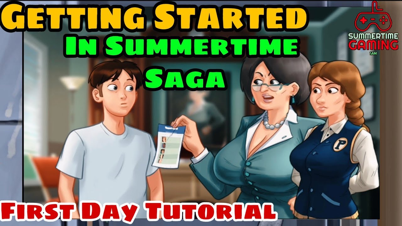 Getting Started in Summertime Saga | First Day Tutorial and Introduction of  Game - BiliBili